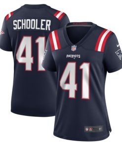 Brenden Schooler New England Patriots Nike Women's Game Player Jersey - Navy