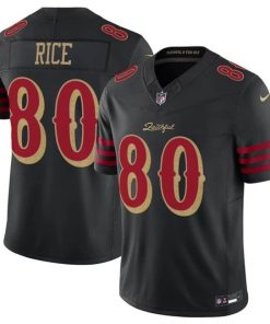 Jerry Rice San Francisco 49ers Nike 2025 RIVALRIES Vapor F.U.S.E. Limited Jersey - Black