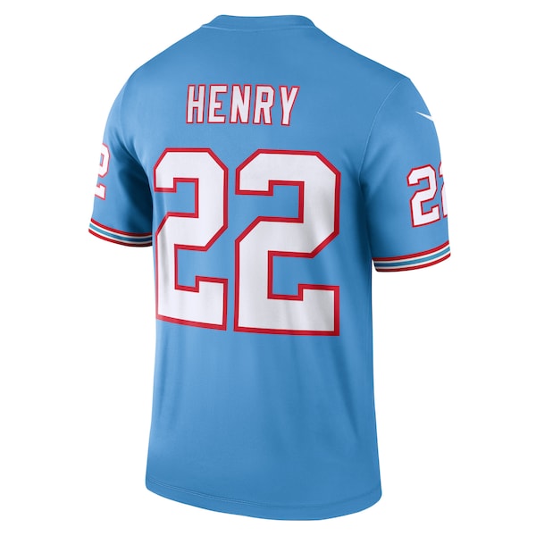 Derrick Henry Tennessee Titans Nike Oilers Throwback Legend Player Jersey - Light Blue - Image 3