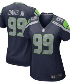 Carl Davis Jr. Seattle Seahawks Nike Women's  Game Jersey -  Navy