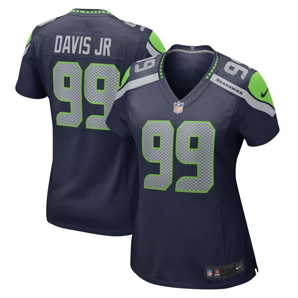 Carl Davis Jr. Seattle Seahawks Nike Women's Game Jersey - Navy