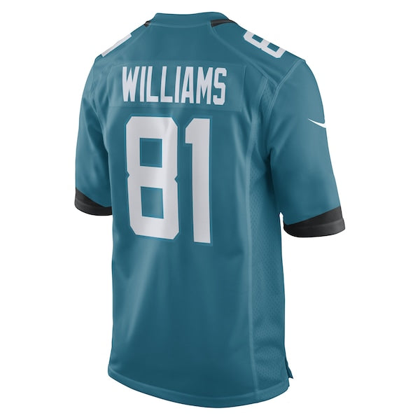 Seth Williams Jacksonville Jaguars Nike Game Player Jersey - Teal - Image 3