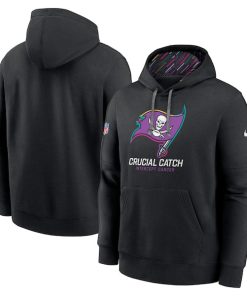 Tampa Bay Buccaneers Nike 2024 NFL Crucial Catch Club Pullover Hoodie - Black