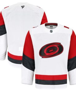 Alternative view of Carolina Hurricanes  Away Authentic Pro Jersey - White/Black