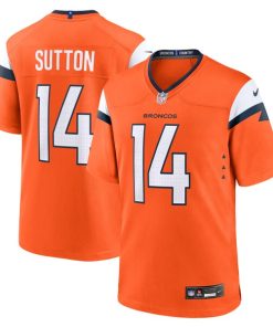 Courtland Sutton Denver Broncos Nike Game Jersey - Orange