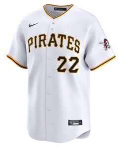 Alternative view of Andrew McCutchen Pittsburgh Pirates Nike Home Limited Player Jersey - White