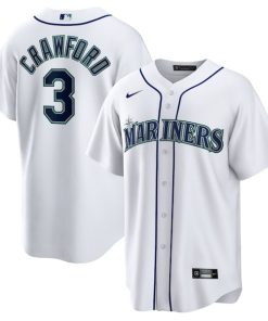 JP Crawford Seattle Mariners Nike Home Replica Jersey - White