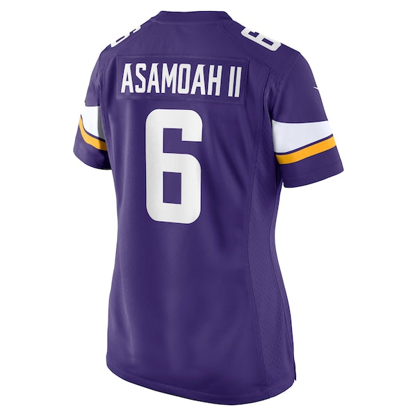 Brian Asamoah II Minnesota Vikings Nike Women's Game Jersey - Purple - Image 4