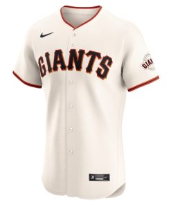 Alternative view of Mike Yastrzemski San Francisco Giants Nike Home Elite Player Jersey - Cream