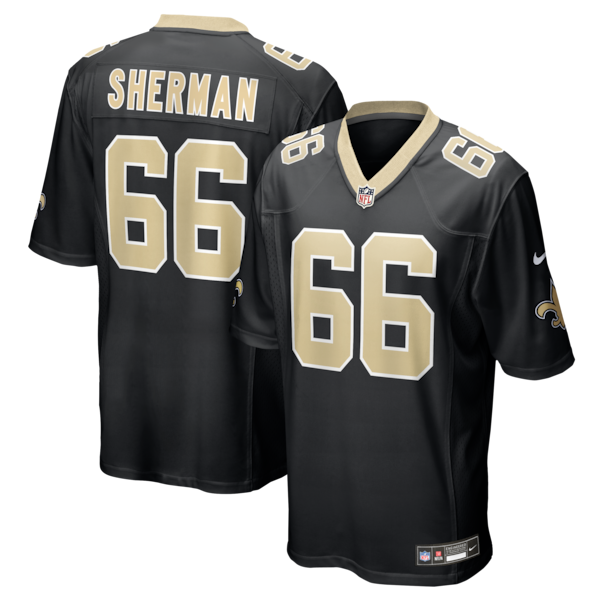 William Sherman New Orleans Saints Nike Team Game Jersey - Black