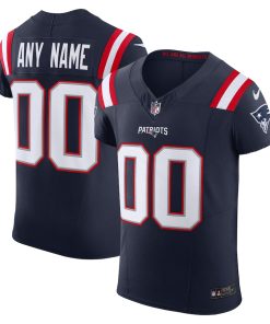 New England Patriots Nike Vapor F.U.S.E. Elite Custom Jersey - Navy