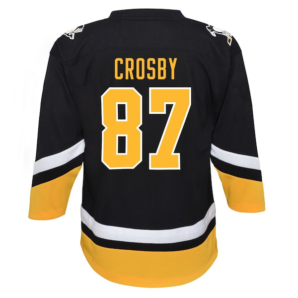 Sidney Crosby Pittsburgh Penguins Preschool 2021/22 Alternate Replica Player Jersey - Black - Image 3