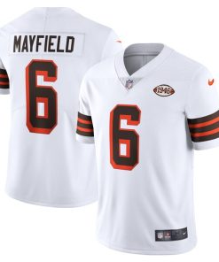 Baker Mayfield Cleveland Browns Nike 1946 Collection Alternate Vapor Limited Jersey - White