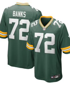 Brant Banks Green Bay Packers Nike Team Game Jersey - Green