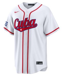 Alternative view of Cuba Baseball Nike 2026 World Baseball Classic Home Pick-A-Player Jersey - White