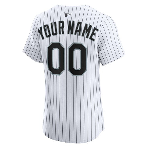 Chicago White Sox Nike Home Elite Custom Jersey - White - Image 3
