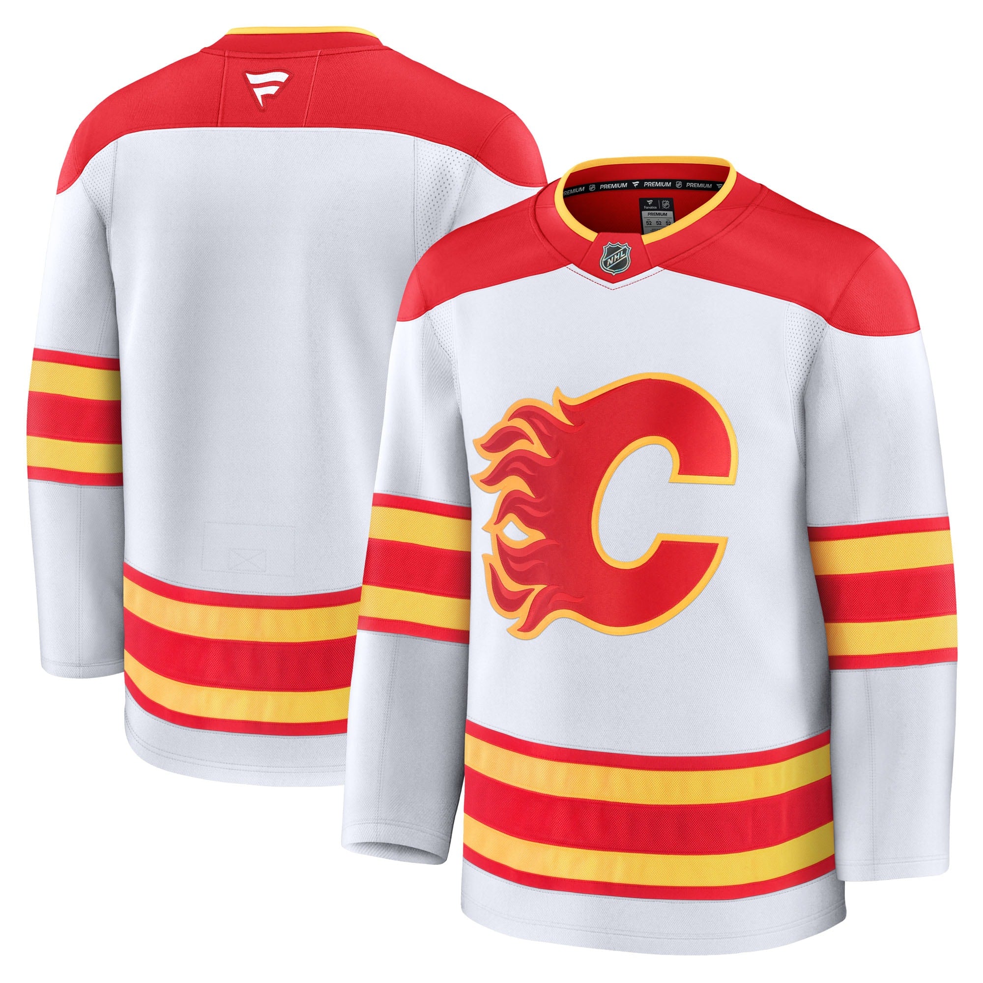Calgary Flames Alternate Premium Jersey - Black/Red/White - Image 8