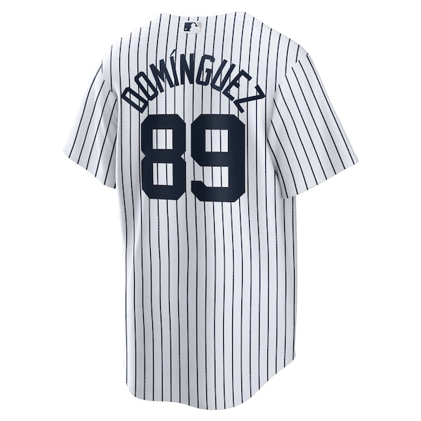 Jasson Dominguez New York Yankees Nike Home Official Replica Player Jersey - White - Image 3