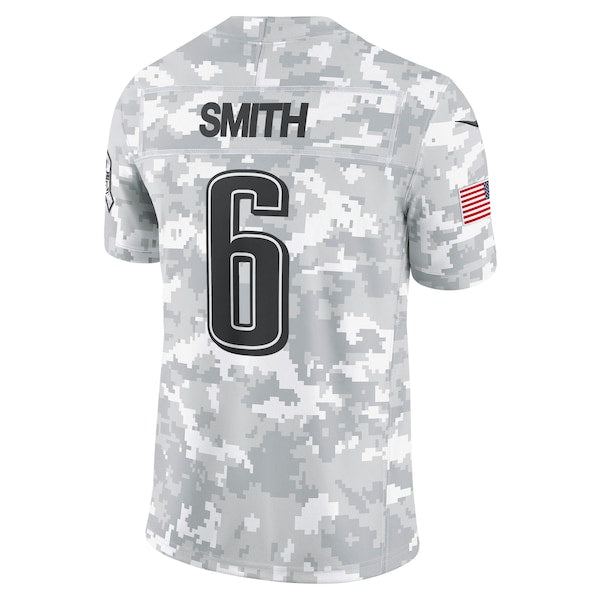 DeVonta Smith Philadelphia Eagles Nike 2024 Salute to Service Limited Jersey - Arctic Camo - Image 3
