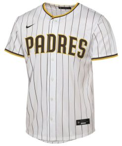 Alternative view of San Diego Padres Nike Youth Home Replica Jersey - White