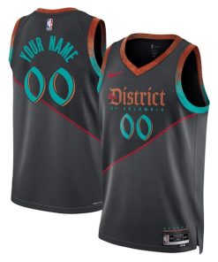 Washington Wizards Nike Unisex 2023/24 Custom Swingman Jersey - Black - City Edition