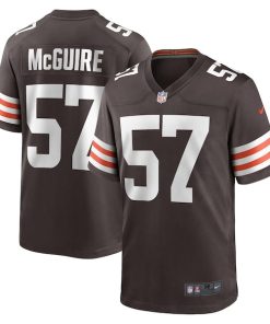 Isaiah McGuire Cleveland Browns Nike Team Game Jersey -  Brown