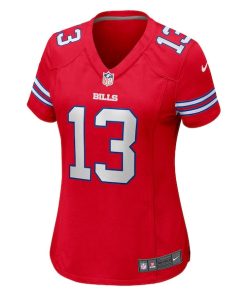 Alternative view of Gabe Davis Buffalo Bills Nike Women's Player Jersey - Red