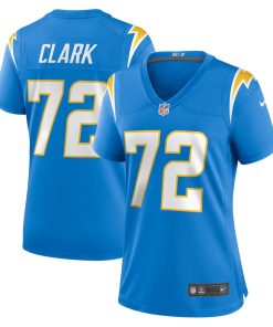 Jerrod Clark Los Angeles Chargers Nike Women's Team Game Jersey -  Powder Blue