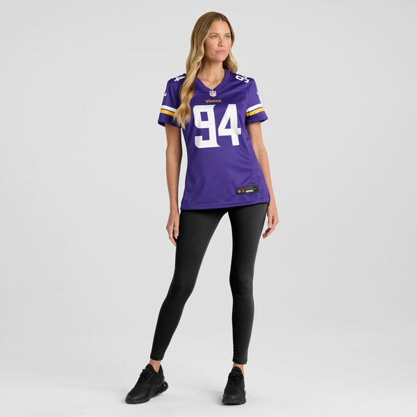 Taki Taimani Minnesota Vikings Nike Women's Game Jersey - Purple - Image 5