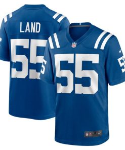Isaiah Land Indianapolis Colts Nike Team Game Jersey -  Royal