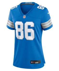 Alternative view of Sean McKeon Detroit Lions Nike Women's Game Jersey -  Blue