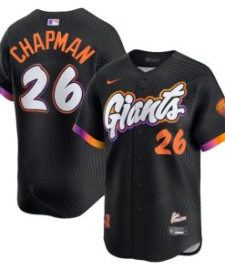 Matt Chapman San Francisco Giants Nike 2025 City Connect Limited Jersey - Anthracite