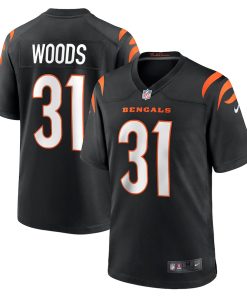 Ickey Woods Cincinnati Bengals Nike Retired Player Game Jersey - Black