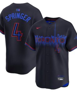 George Springer Toronto Blue Jays Nike City Connect Limited Jersey - Blue