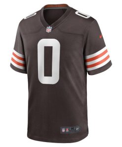 Alternative view of Greg Newsome II Cleveland Browns Nike Team Game Jersey - Brown