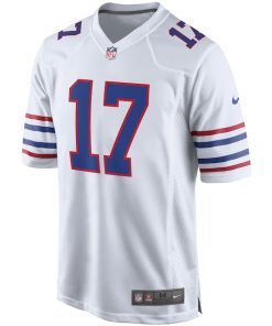 Alternative view of Josh Allen Buffalo Bills Nike Alternate Game Player Jersey - White/Red/Royal