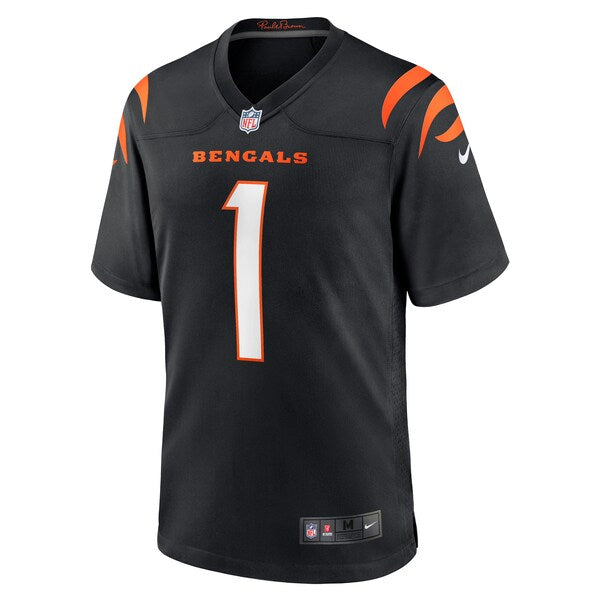 Number 1 Groom Cincinnati Bengals Nike Game Jersey - Black - Image 2