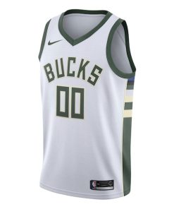 Alternative view of Milwaukee Bucks Nike Swingman Custom Jersey White - Association Edition