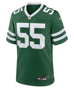 Alternative view of Braiden McGregor New York Jets Nike Team Game Jersey - Legacy Green