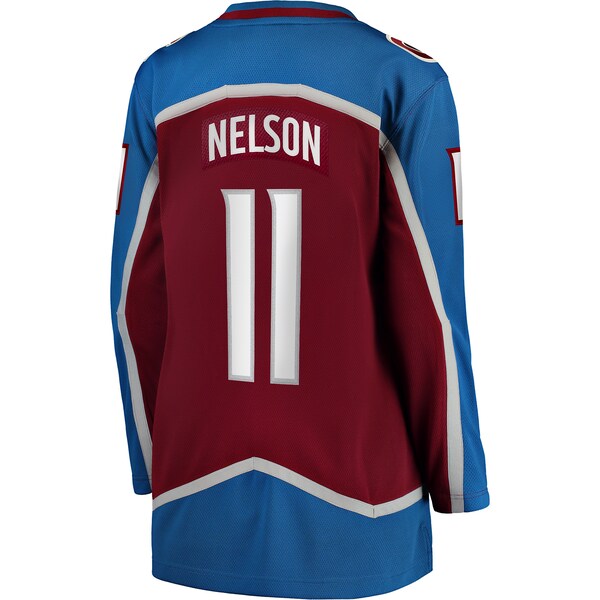 Brock Nelson Colorado Avalanche Women's Home Breakaway Player Jersey - Burgundy - Image 3