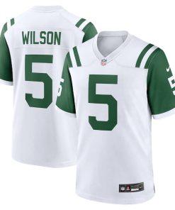 Garrett Wilson New York Jets Nike Classic Alternate Game Jersey - White
