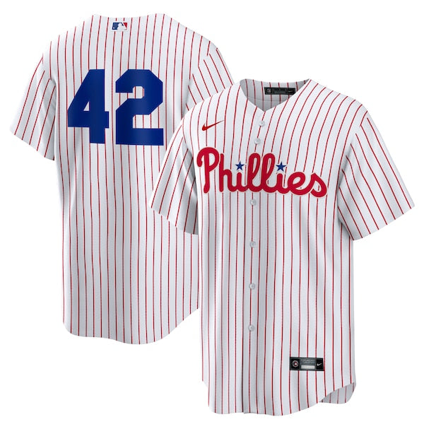 Philadelphia Phillies Nike Home 2025 Jackie Robinson Day Replica Jersey - White