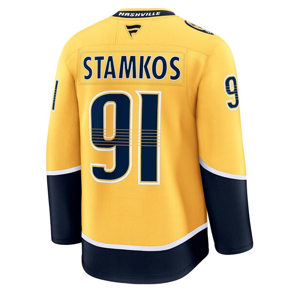 Steven Stamkos Nashville Predators Home Premium Jersey - Gold - Image 3