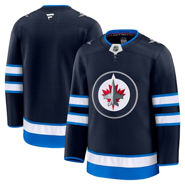 Winnipeg Jets Home Premium Jersey - Navy/White - Image 2