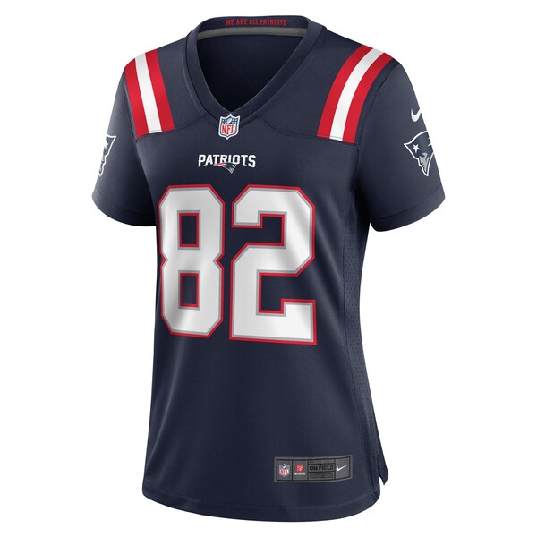T.J. Luther New England Patriots Nike Women's Team Game Jersey - Navy - Image 2
