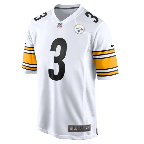 Russell Wilson Pittsburgh Steelers Nike White Game Jersey - White/Black - Image 3