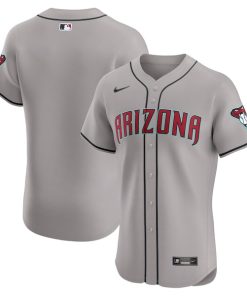 Arizona Diamondbacks Nike Vapor Premier Elite Patch Jersey - Gray