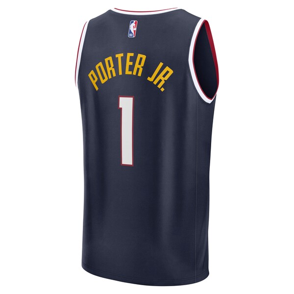 Michael Porter Jr. Denver Nuggets Fast Break Replica Player Jersey - Icon Edition - Navy/Blue - Image 4