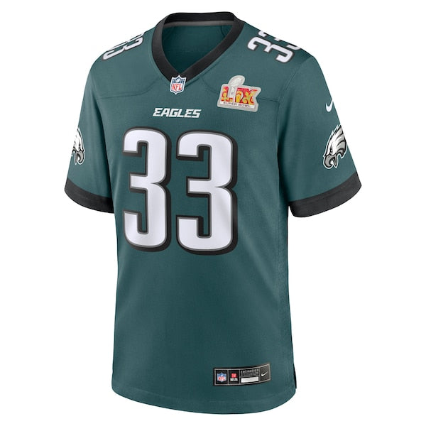 Cooper DeJean Philadelphia Eagles Nike Super Bowl LIX Game Player Jersey - Midnight Green - Image 2