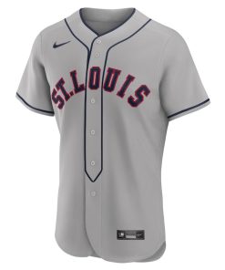 Alternative view of Nolan Arenado St. Louis Cardinals Nike 2024 Rickwood Classic Authentic Player Jersey - Gray